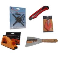 KIT DE FERRAMENTAS PARA GESSEIRO Nº 17 com 5 itens KIT DE FERRAMENTAS PARA GESSEIRO Nº 17 com 5 itens