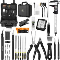 Kit de Ferramentas para Impressora 3D Intarsio com 59 Peças e Estojo Rígido Kit de Ferramentas para Impressora 3D Intarsio com 59 Peças e Estojo Rígido