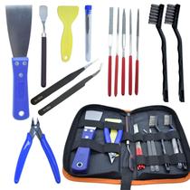 Kit de ferramentas para impressora 3D JUNYAOHSU 24 peças de ferramentas de limpeza de bicos Kit de ferramentas para impressora 3D JUNYAOHSU 24 peças de ferramentas de limpeza de bicos