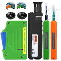 Kit de Ferramentas para Limpeza de Fibra SumChan 4 Peças com Microscópio 400x
