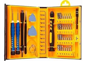 Kit de Ferramentas para Notebook e Celular - 36 Peças com Estojo Emborrachado