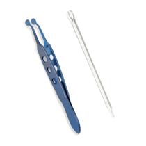 Kit de ferramentas para o cuidado da glândula palpebral Meibomian Gland Expressor Titanium Kit de ferramentas para o cuidado da glândula palpebral Meibomian Gland Expressor Titanium