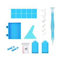 Kit De Ferramentas Para Pintura Diamante: Caneta De Perfuração Rápida, Rolo De Pressão, Disco E Kit De Ferramentas Para Pintura Diamante: Caneta De Perfuração Rápida, Rolo De Pressão, Disco E