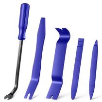 Kit de Ferramentas para Remoção de Acabamento Automotivo LivTee 5 Peças com Ferramentas de Plástico