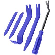 Kit de ferramentas para remoção de acabamentos de carro EldHus, 5 unidades, estofamento azul