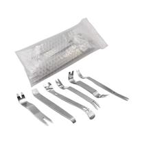Kit De Ferramentas Para Remoção De Acabamentos De Carro Em Aço Inoxidável, Conjunto De Ferramentas