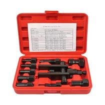 Kit de Ferramentas para Remoção de Rolamentos de Roda de Motocicleta com 10 Peças em Caixa Kit de Ferramentas para Remoção de Rolamentos de Roda de Motocicleta com 10 Peças em Caixa