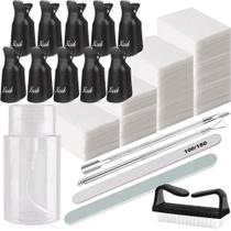 Kit de ferramentas para remover gel de esmalte HiMo com dispensador de 200 mL