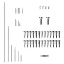 Kit De Ferramentas Para Reparo De Saxofone Tenor, 49 Peças, Haste Rosqueada, Acessórios Cônicos Para