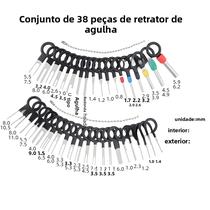 Kit De Ferramentas Para Reparo De Terminais Automotivos 11 18 26 Peças Extrator De Conectores De