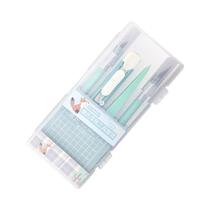 Kit De Ferramentas Para Scrapbooking DIY: Facas De Esculpir, Pinças, Canetas, Tapetes De Corte Com
