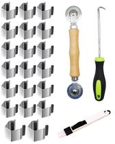Kit de Ferramentas para Tela NACETURE com 20 Clipes, Rolo e Gancho Kit de Ferramentas para Tela NACETURE com 20 Clipes, Rolo e Gancho