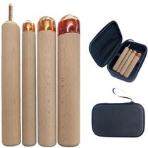 Kit de Ferramentas para Trabalhar Sílex Gokoudia com Flaker de Pressão em Cobre Kit de Ferramentas para Trabalhar Sílex Gokoudia com Flaker de Pressão em Cobre