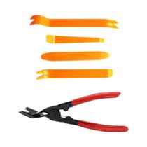 Kit De Ferramentas Portátil Para Remoção De Painéis De Carro 4 Peças: Extrator De Pregos, Reparo De