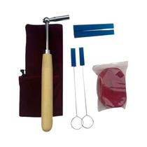 Kit De Ferramentas Profissionais Para Afinar Piano 7 Peças: Chave De Afinação, Alavanca,