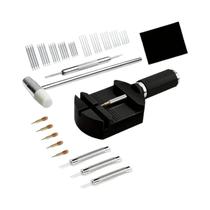 Kit De Ferramentas Profissional De Luxo Para Reparo De Relógios 52 Peças: Prensas De Bracelete,