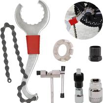 Kit De Ferramentas Profissional Para Bicicleta Com 6 Peças Para Mountain Bike Com Chave De Remoção