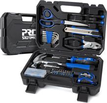 Kit de ferramentas Prostormer de 93 peças básicas para uso doméstico com estojo de ferramentas