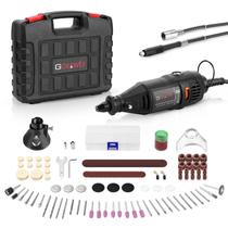 Kit de ferramentas rotativas GOXAWEE MultiPro Keyless Chuck com 140 unidades