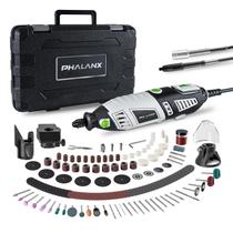 Kit de Ferramentas Rotativas PHALANX 180W - 6 Velocidades Variáveis - 213 Peças