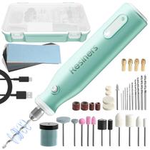 Kit de ferramentas rotativas Resiners, furadeira de resina elétrica sem fio, 54 unidades