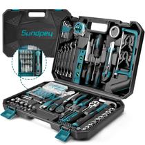 Kit de ferramentas Sundpey Home 257 unidades com caixa de ferramentas, estojo de armazenamento azul Kit de ferramentas Sundpey Home 257 unidades com caixa de ferramentas, estojo de armazenamento azul