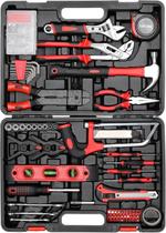 Kit de ferramentas TLGREEN 218 Piece Mechanics com caixa de ferramentas (vermelho)