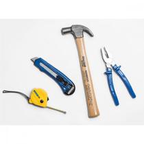 Kit de Ferramentas Tramontina Martelo Alicate Trena 4 peças