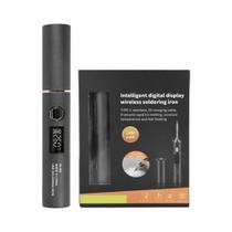 Kit De Ferro De Solda USB Com Temperatura Ajustável 260-420 Ferramenta De Soldagem Com Bateria Kit De Ferro De Solda USB Com Temperatura Ajustável 260-420 Ferramenta De Soldagem Com Bateria