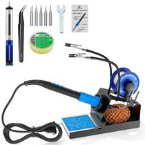 Kit de ferro de soldar KEPIOG 100W LCD de alta potência com acesso. Kit de ferro de soldar KEPIOG 100W LCD de alta potência com acesso.