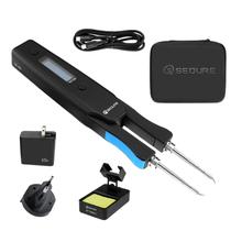 Kit de ferro de soldar SEQURE HT140 Pinça quente portátil 2 em 1