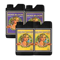 Kit de Fertilizantes Minerais Advanced Nutrients - Sensi Grow A+B e Sensi Bloom A+B
