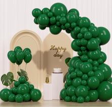 Kit de Festa com 145 Balões Verde Escuro IXVAN 18-5 Polegadas Kit de Festa com 145 Balões Verde Escuro IXVAN 18-5 Polegadas