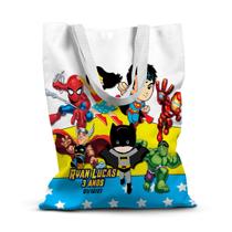 Kit de Festa Com 5 Sacolinhas de Tecido Pra Lembrancinha R-S