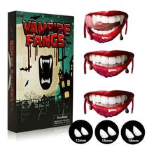 Kit de festa com decorações de Halloween Vampire Teeth Fangs x3