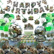 Kit de Festa de Aniversário Dinossauro FuenteOrilla para 20 Convidados