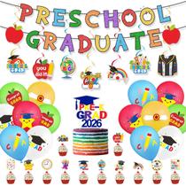 Kit de festa de formatura pré-escolar 53 peças Congrats Grad
