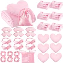 Kit de Festa Fanfanwin Spa Rosa com 6 Peças para Noite do Pijama Kit de Festa Fanfanwin Spa Rosa com 6 Peças para Noite do Pijama