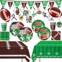 Kit de Festa LINHAXM Futebol - Pratos, Guardanapos e Copos