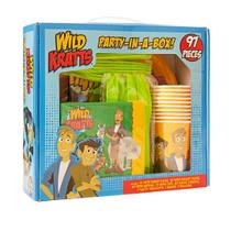 Kit de festa Mighty Mojo Wild Kratts Birthday 10 Kids com decoração