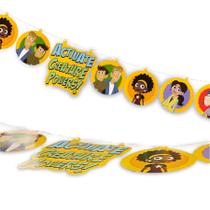Kit de Festa Mighty Mojo Wild Kratts com Banner de 1,5m Kit de Festa Mighty Mojo Wild Kratts com Banner de 1,5m