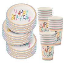 Kit de Festas Color Happy Birthday com 60 Peças - SilverFestas