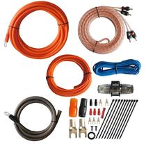 Kit de fiação de amplificador de cabo de áudio para carro 4 Gauge RockDirect RD True