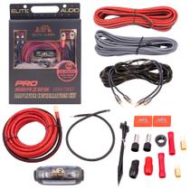 Kit de fiação de amplificador Elite Audio EA-PROK4 Pro 4000W 4 Gauge Kit de fiação de amplificador Elite Audio EA-PROK4 Pro 4000W 4 Gauge