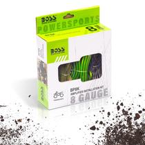 Kit de fiação de instalação de amplificador de carro BOSS Audio BP8K 8GA Kit de fiação de instalação de amplificador de carro BOSS Audio BP8K 8GA