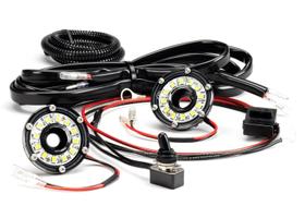 Kit de Fiação KC 355 Cyclone LED 2-Luzes à Prova d'Água Kit de Fiação KC 355 Cyclone LED 2-Luzes à Prova d'Água
