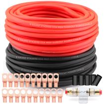 Kit de fiação Taukealugs AWG Cabo de fio de calibre 8 com fusível ANL de 60 A