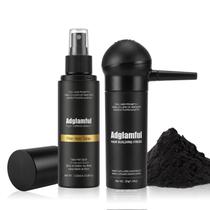 Kit de Fibras Capilares Adglamful 30 g Pó + Spray 120 ml