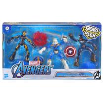 Kit de Figuras - Blend and Flex - Marvel - Avengers - Hasbro