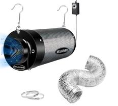 Kit de Filtração de Ar MELONFARM com Ventilador de 15 cm e Filtro de Carvão de 2,5 m Kit de Filtração de Ar MELONFARM com Ventilador de 15 cm e Filtro de Carvão de 2,5 m